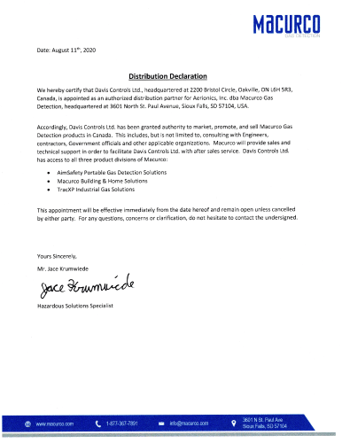 partnership with Macurco Gas Detection