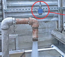 Hospital Cooling Tower Sump Radar Level Transmitter