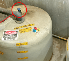 Steel Acid Waste water Tank Ultrasonic Level Transmitter