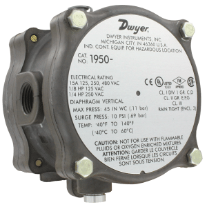 Series 1950 Explosion-Proof Differential Pressure Switch
