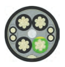 VFD Cable with two Control Pairs